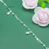 Lắc Chân Bạc Nữ Dạng Sợi Mảnh Xoắn Tinh Tế L2410150015