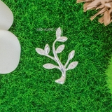 Mặt Dây Chuyền Bạc Nữ Hình Cành Lá Xinh Xắn M2412170082