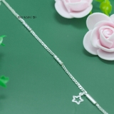 Lắc Chân Bạc Nữ Kiểu Dây Đơn Kết Hợp Sợi Tròn Sáng Tạo L2410150032