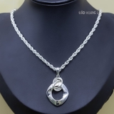 Mặt Dây Chuyền Bạc Nữ Thiết Kế Kiểu Đơn Giản Tinh Tế M2412170085