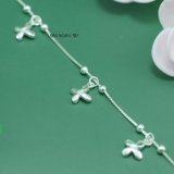 Lắc Chân Bạc Nữ S925 Dạng Sợi Mì Hình Cánh Bướm L2410140055