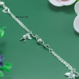 Lắc Chân Bạc Nữ S925 Thiết Kế Mang Đậm Nét Tình Yêu Với Bóng Đá L2410140028