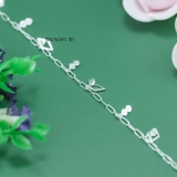 Lắc Chân Bạc Nữ S925 Dạng Mắt Xích Mảnh Tinh Tế Dễ Thương L2410150006