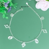 Lắc Chân Bạc Nữ S925 Hình Viên Kim Cương L2410140023