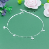 Lắc Chân Bạc Nữ S990 Nguyên Chất Hình Cỏ 3 Lá May Mắn L2410140025