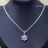 Mặt Dây Chuyền Bạc Nữ Hình Ngôi Sao Đính Đá Lấp Lánh M2412170075