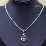 Mặt Dây Chuyền Bạc Nữ Hình Giọt Nước Đá 5Ly5 Xinh Xắn M2412170039