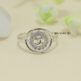 Nhẫn Bạc Nữ Kiểu Tròn Chữ X Nhỏ Xinh  N2412110017