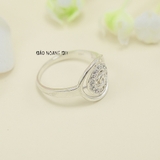 Nhẫn Bạc Nữ Kiểu Tròn Chữ X Nhỏ Xinh  N2412110017