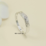 Nhẫn Bạc Cặp Đôi Nam Nữ Đính Đá N2408300011
