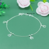 Lắc Chân Bạc Nữ S925 Những Chú Chim Cánh Cụt Dễ Thương L2410150026