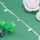 Lắc Chân Bạc Nữ Thiết Kế Hình Cánh Bướm Xinh Đẹp L2410140056