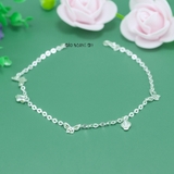 Lắc Chân Bạc Nữ Thiết Kế Hình Cánh Bướm Xinh Đẹp L2410140056