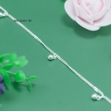Lắc Chân Bạc Nữ S925 Dây Đơn Chuông Nhỏ Xinh Xắn