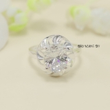 Nhẫn Bạc Nữ Đính Đá Hình Oval N2408310052