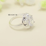 Nhẫn Bạc Nữ Đính Đá Hình Oval N2408310052