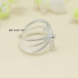 Nhẫn Bạc Nữ Hậu Duệ Mặt Trời Nhiều Size