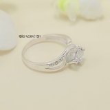 Nhẫn Bạc Nữ Thiết Kế Đính Đá Sang Trọng  N2409010100