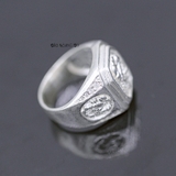 Nhẫn Bạc Nam Trơn Không Đá N2408200021