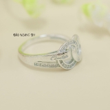 Nhẫn Bạc Nữ Trơn Cartier Lồng Tinh Tế N2408260032