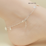 Lắc Chân Bạc Nữ S925 Hình Cây Thông Và Ngôi Sao L2410140035
