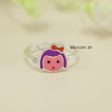 Nhẫn Bạc Trẻ Em Bé Gái Xinh Xắn Free Size N2412070014
