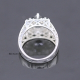Nhẫn Bạc Nam Phong Thủy Đá Đen N2407090014