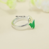Nhẫn Bạc Trẻ Em Hình Bắp Ngô Vàng Free Size N2409040016