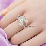 Nhẫn Bạc Nữ Hình Cánh Bướm Nhẹ Nhàng Bay Bổng N2412110016