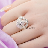 Nhẫn Bạc Nam Trơn Hình Đầu Rồng Nam Tính N2412070022