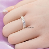 Nhẫn Bạc Cặp Đôi Nam Nữ Đính Đá N2408300011