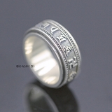 Nhẫn Bạc Nam Trơn Không Đá N2408200039
