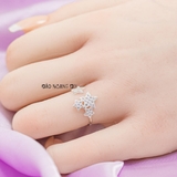 Nhẫn Bạc Nữ Hình Ngôi Sao Thiết Kế Kiểu Nhẫn Mở Xinh Xắn N2412070028