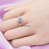 Nhẫn Bạc Nữ Đính Đá Sang Trọng N2409010067