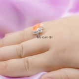 Nhẫn Bạc Trẻ Em Hình Con Voi Màu Cam Free Size N2409040011