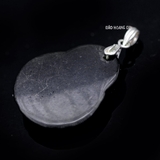 Mặt Dây Chuyền Bạc Phong Thủy Tượng Phật Di Lặc Đá Đen M2409280005