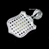 Mặt Dây Chuyền Bạc Nam Mặt Khiên Đầu Sư Tử M2409290003