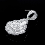 Mặt Dây Chuyền Bạc Nam Tượng Phật Di Lặc Kiểu Móc 1 M2409280066