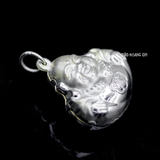 Mặt Dây Chuyền Bạc Cho Bé S990 Tượng Phật Di Lặc Có Thể Đeo 2 Mặt M2409280068