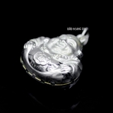 Mặt Dây Chuyền Bạc Cho Bé S990 Tượng Phật Di Lặc Có Thể Đeo 2 Mặt M2409280068