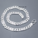 Dây Chuyền Bạc Nam Mắt Xích Hình Chữ Thập D2411230004