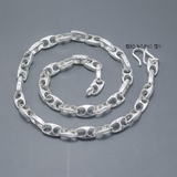 Dây Chuyền Bạc Nam Mắt Xích Kiểu Bản To Chắc Chắn D2411220030