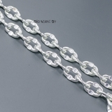 Dây Chuyền Bạc Nam Mắt Xích Tròn Dài Kiểu Bản To Siêu Chắc D2411220031