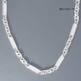 Dây Chuyền Bạc Nam Ống Đúc Kiểu Vuông Dài Dày Dặn D2411220032