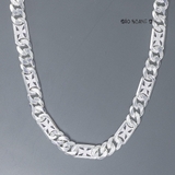 Dây Chuyền Bạc Nam Mắt Xích Hình Chữ Thập D2411230004