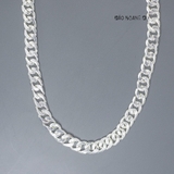 Dây Chuyền Bạc Nam Kiểu Mắt Đơn Bản To Chắc Chắn D2411230017
