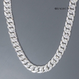 Dây Chuyền Bạc Nam Mắt Xích Đơn Truyền Thống Bản To D2411220035