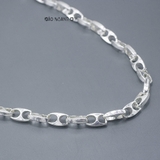 Dây Chuyền Bạc Nam Mắt Xích Kiểu Bản To Chắc Chắn D2411220030