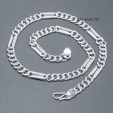 Dây Chuyền Bạc Nam Mắt Xích Dài Cứng Cáp Chắc Chắn D2411230002