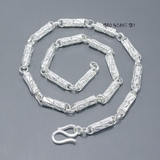 Dây Chuyền Bạc Nam Ống Đúc Hình Tia Chớp D2411220034